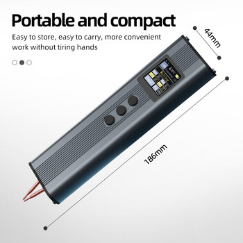 PSW01 Portable Digital Display Spot Welder 11 Gears Adjustable with Dual Pulse for 18650 Battery Nickel Strip Welding