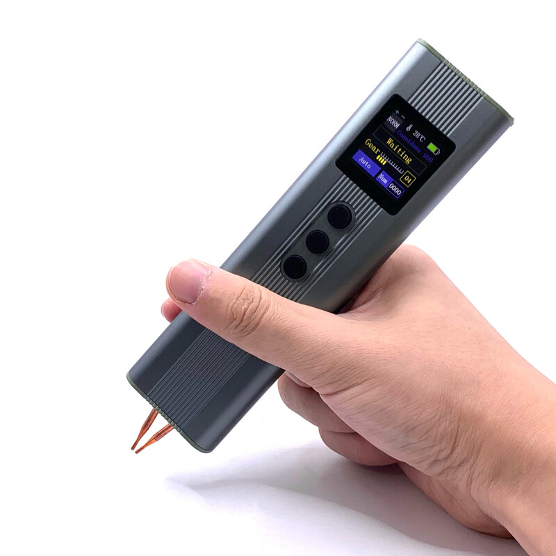 PSW01 Portable Digital Display Spot Welder 11 Gears Adjustable with Dual Pulse for 18650 Battery Nickel Strip Welding