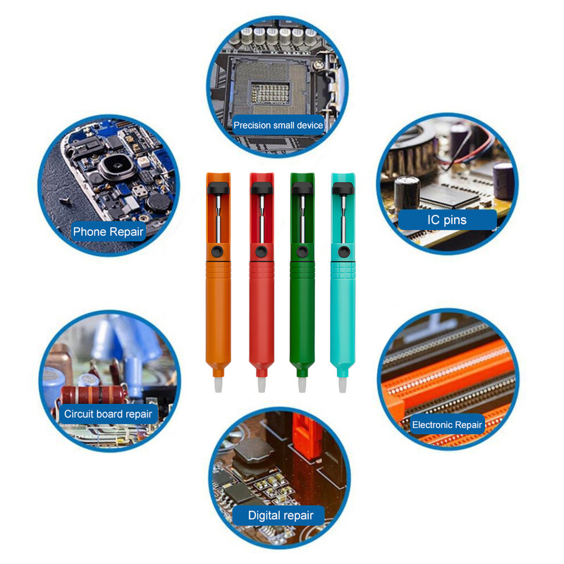 Χειροκίνητο Plastic Solder Sucker Solder Pump Soldering Aid Solder Pencil Industrial Connoisseur Solder Sucker Desoldering Tool