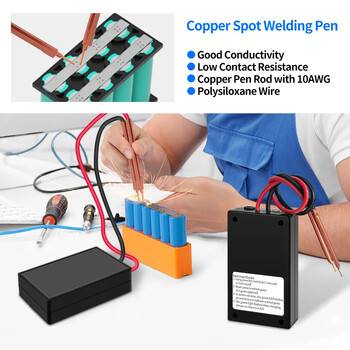 DIY Storage Mini Touch Welder 5V 6 Speed Adjustable 18650 Li-ion Battery Spot Welding Toolkit Home Energy Μικρή φορητή χειρολαβή