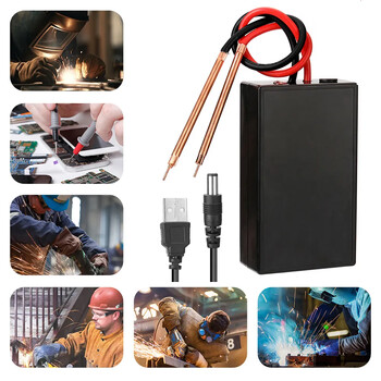 DIY Storage Mini Touch Welder 5V 6 Speed Adjustable 18650 Li-ion Battery Spot Welding Toolkit Home Energy Μικρή φορητή χειρολαβή