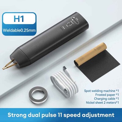 Nadograđeni H2 veliki zaslon u boji, 90 brzina, uređaj za točkasto zavarivanje, podesivi, snažni ručni digitalni aparat za točkasto zavarivanje, Auto18650 baterija