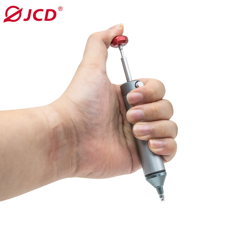JCD Мощна помпа за разпояване Пистолет за алуминиево засмукване Тенекия Вакуумен поялник Разпоител Запояване Заваряване на писалка Ръчни инструменти