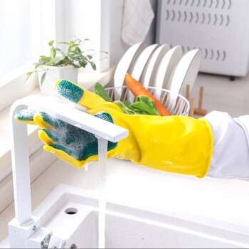 Creative Washing Cleaning Ganders Garden Kitchen Πιάτο Σφουγγάρι Δάχτυλα Λαστιχένιο Οικιακό για Πλύσιμο Πιάτων