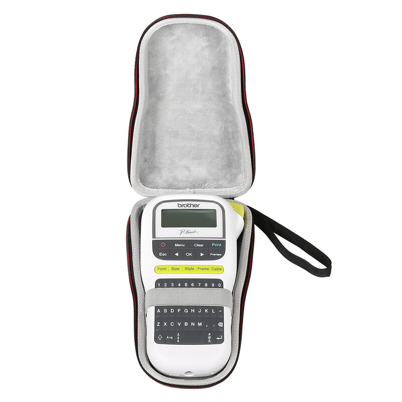 2020 m. naujausias kietas EVA nešiojamas kelioninio krepšio dėklas, skirtas Brother P-touch PTH110 lengvai nešiojamai etikečių gaminimo dėžutei