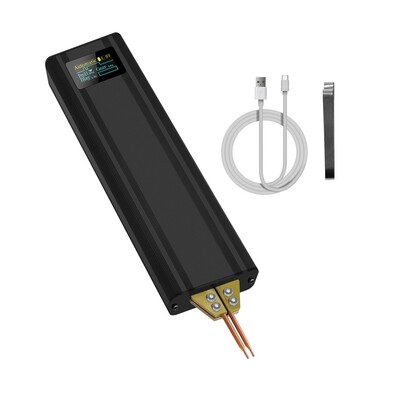 80 käiguga punktkeevitaja reguleeritav kaasaskantav käeshoitav digitaalne ekraan mini-punktkeevitusmasina automaatne päästik 18650 aku jaoks