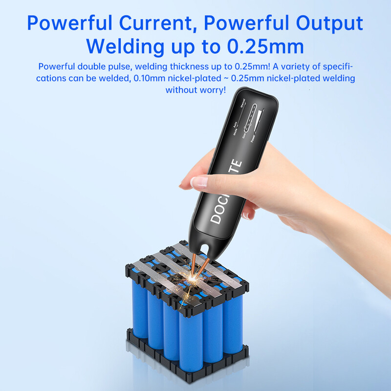 DC 5V Prijenosni ručni aparat za točkasto zavarivanje Stroj za zavarivanje za 18650 litijsku bateriju DIY Mini kućanska oprema za točkasto zavarivanje Alati