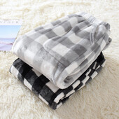 Muške jesenske i zimske pune pidžame hlače, podebljano flanelsko donje dno za spavanje, ležerna, mekana topla kućna odjeća i široke baršunaste pidžame