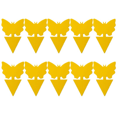 2-20 bucăți capcană lipicioasă pentru insecte, din plastic galben, cu două fețe, panou lipicios pentru insecte, dispozitiv pentru controlul dăunătorilor, furnituri de grădinărit