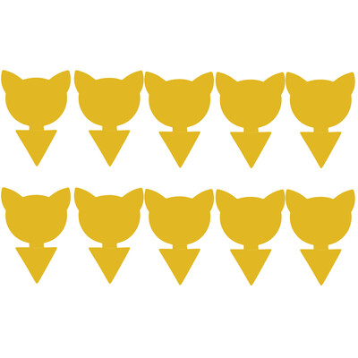 2-20 bucăți capcană lipicioasă pentru insecte, din plastic galben, cu două fețe, panou lipicios pentru insecte, dispozitiv pentru controlul dăunătorilor, furnituri de grădinărit