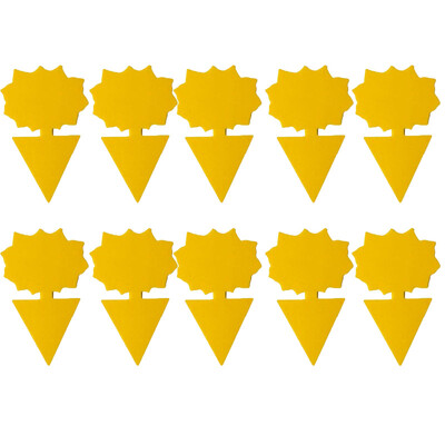 2-20 bucăți capcană lipicioasă pentru insecte, din plastic galben, cu două fețe, panou lipicios pentru insecte, dispozitiv pentru controlul dăunătorilor, furnituri de grădinărit