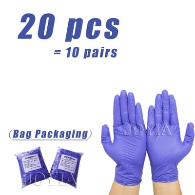 Γάντια εξέτασης νιτριλίου μιας χρήσης Small Medium Violet Latex Free for Cleaning Cooking Esthetician-Safe Food-Safe Χωρίς Σκόνη Μωβ