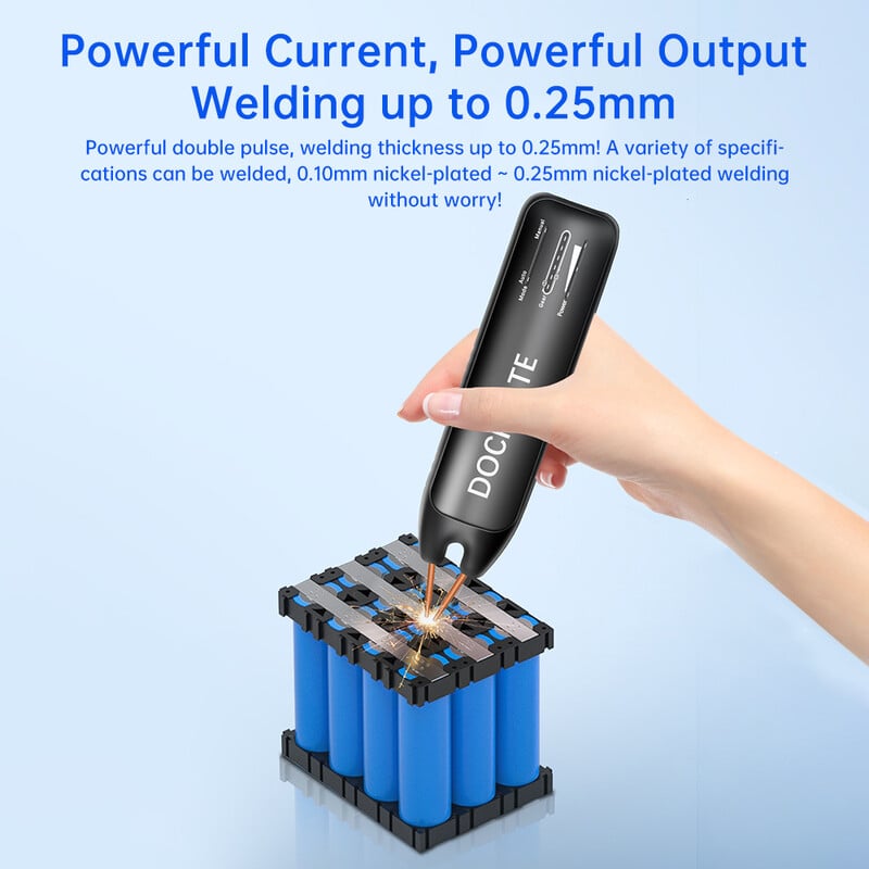Aparat de sudura pe puncte portabil DC5V Aparat de sudura pe puncte reglabil pentru sudura baterie cu litiu 18650 foi de nichel, fier, otel