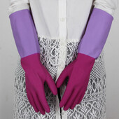 Vízálló mosogatógép Konyhai Tiszta Eszközök Tartós Háztartási Súroló Nagy rugalmasságú Mosogató Gumi Latex kesztyűk