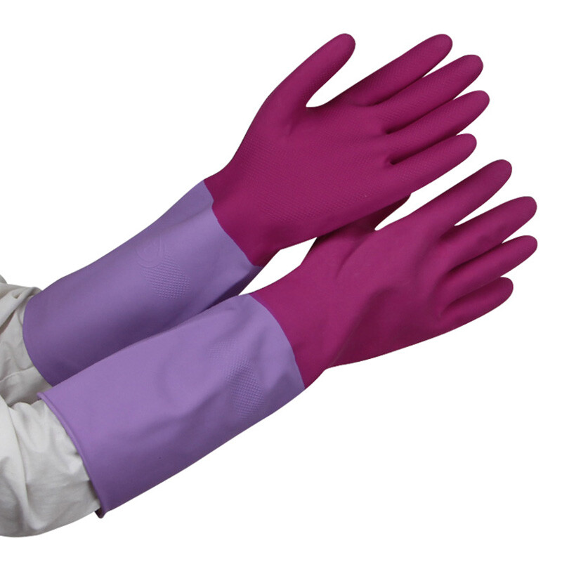 Vízálló mosogatógép Konyhai Tiszta Eszközök Tartós Háztartási Súroló Nagy rugalmasságú Mosogató Gumi Latex kesztyűk