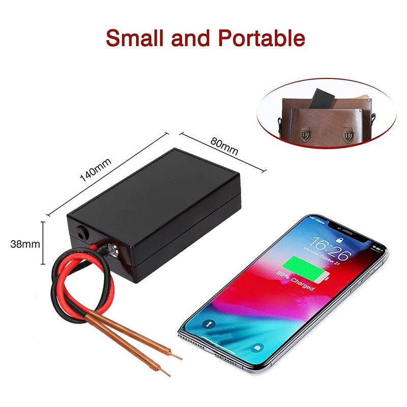 DIY Storage Mini Touch Welder 5V 6 brzina, podesiva 18650 Li-ion baterija Komplet alata za točkasto zavarivanje Home Energy Mali prijenosni ručni držač