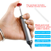 CJ-138 silikono antgalis aliuminio lydinio galingas išlitavimo siurblys, rankinis vakuuminis litavimo siurblys, litavimo pistoletas