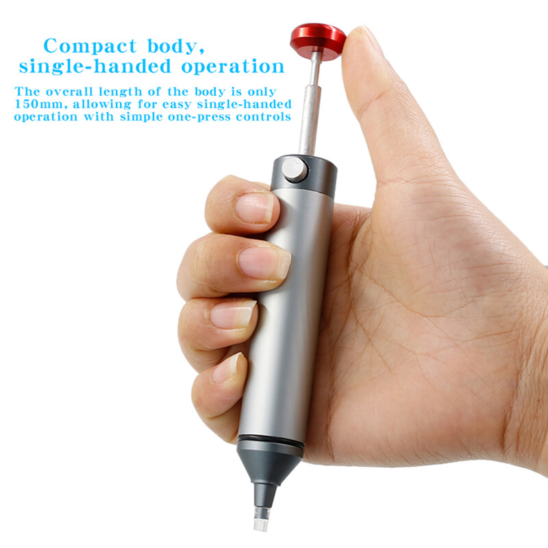 CJ-138 silikono antgalis aliuminio lydinio galingas išlitavimo siurblys, rankinis vakuuminis litavimo siurblys, litavimo pistoletas