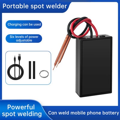 DIY Storage Mini Touch Welder 5V 6 Speed Adjustable 18650 Li-ion Battery Point Metināšanas Toolkit Home Energy Small Portable Handhel