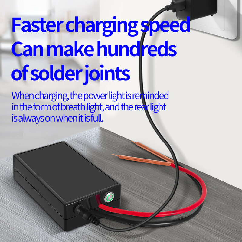 DIY Storage Mini Touch Welder 5V 6 brzina, podesiva 18650 Li-ion baterija Komplet alata za točkasto zavarivanje Home Energy Mali prijenosni ručni držač