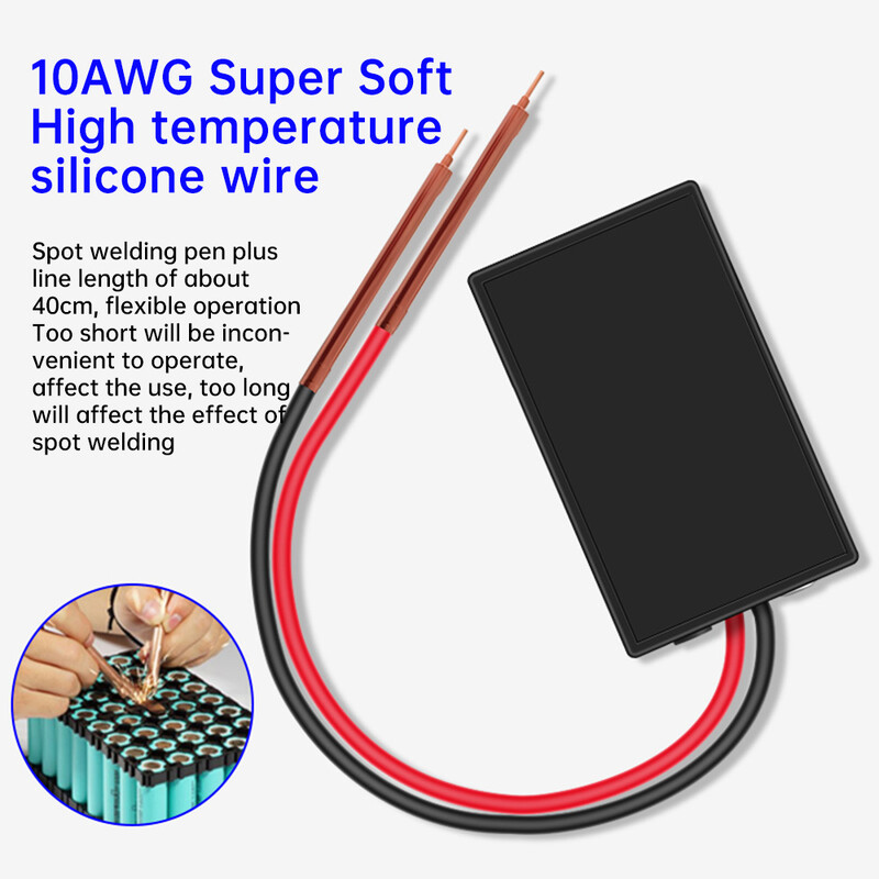 DIY Storage Mini Touch Welder 5V 6 brzina, podesiva 18650 Li-ion baterija Komplet alata za točkasto zavarivanje Home Energy Mali prijenosni ručni držač