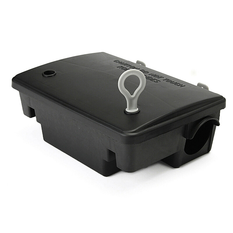 Profesionalus namų pelės graužikų masalo gaudyklės stoties dėžutės dėklas su raktu, patvarus, praktiškas pelės gaudyklė pelės graužikas