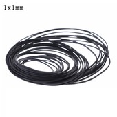 30 τεμ. Mix Tape Cassette Rubber DVD Cassette Tape Recorder Περιστρεφόμενος ιμάντας για μηχανές βίντεο CD-ROM 1x1 0,7x,7mm