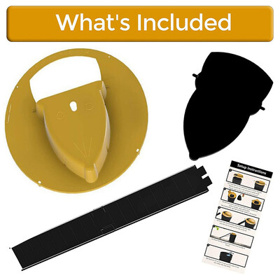 Capcană reutilizabilă pentru șoareci Capac găleată din plastic Capcane pentru șobolani Capcană umană sau letală pentru șoareci Capcană multiplă Resetare automată Flip Slide Capcană Soareci