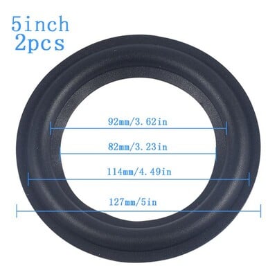 Κιτ επισκευής ηχείων Surround Edge Repair Kit 2 Packs 4/5 /6,5/8/10 ίντσες DIY Αντικατάσταση ελαστικού Surround Surround ηχείων