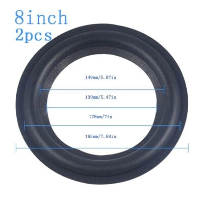 Κιτ επισκευής ηχείων Surround Edge Repair Kit 2 Packs 4/5 /6,5/8/10 ίντσες DIY Αντικατάσταση ελαστικού Surround Surround ηχείων