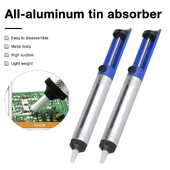 Alumínium fém kiforrasztó szivattyú szívó ón pisztoly forrasztó toll eltávolítása vákuum kiforrasztó szivattyú eszköz