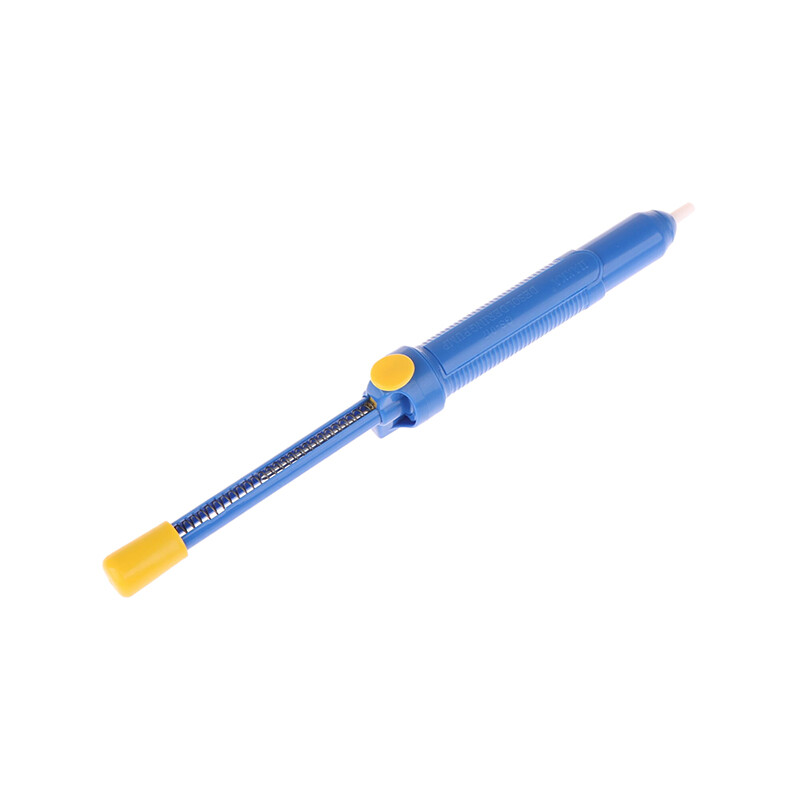 Kék csúszásgátló kiforrasztó szivattyú Szuper nagy teljesítményű műanyag elektronikus hegesztő forrasztó szívószívó vákuumdoboz