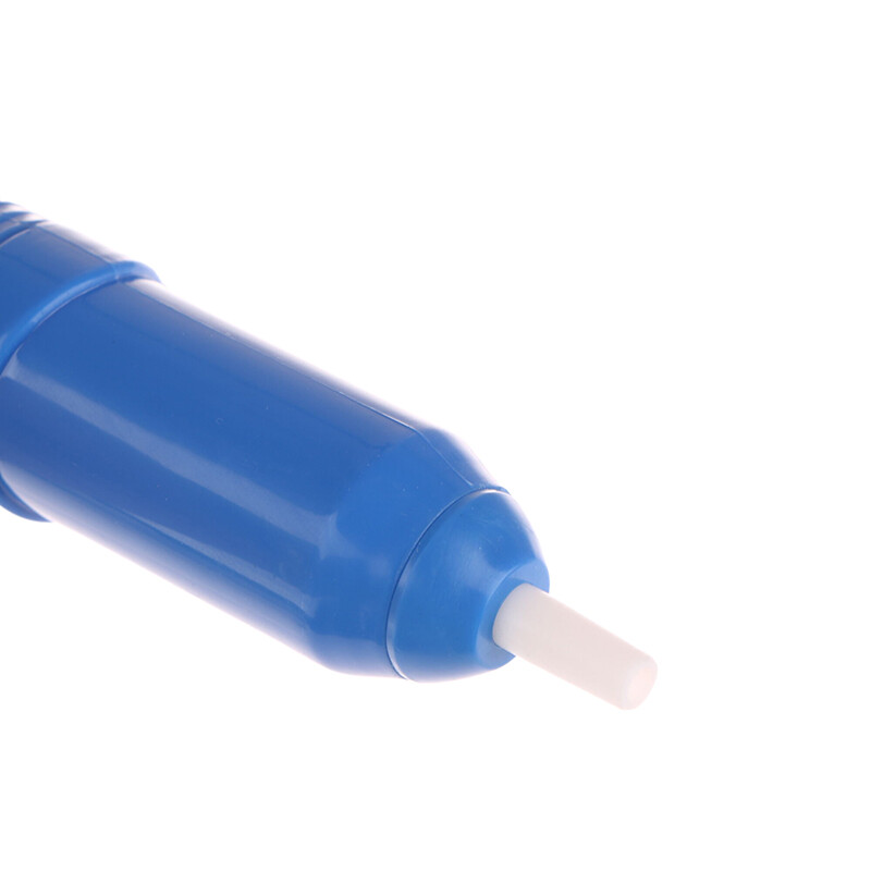 Kék csúszásgátló kiforrasztó szivattyú Szuper nagy teljesítményű műanyag elektronikus hegesztő forrasztó szívószívó vákuumdoboz