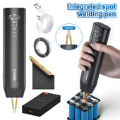 Portable Spot Welder DIY Handheld Spot Welding Machine 11 Gears Adjustable Energy Storage Spot Welding for 18650 Lithium Battery