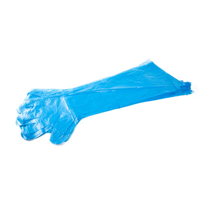 50db Eldobható állatorvosi megtermékenyítés Rektális kar hosszú kesztyű sertés tehén kesztyű