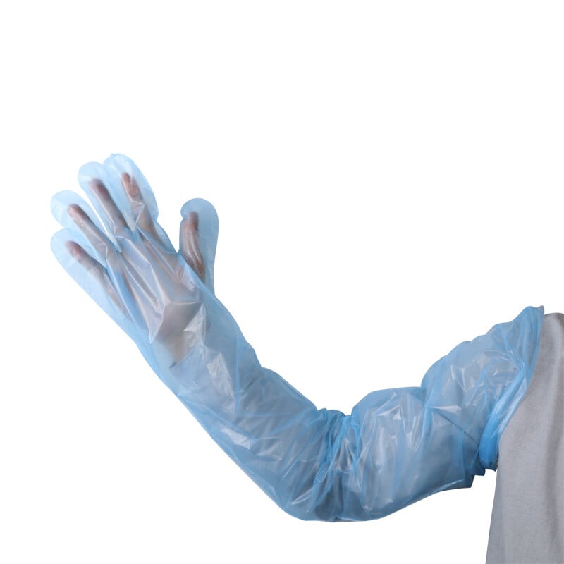 50db Eldobható állatorvosi megtermékenyítés Rektális kar hosszú kesztyű sertés tehén kesztyű