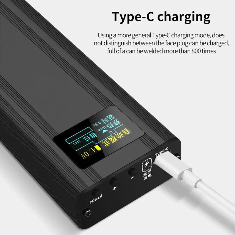 DIY käeshoitav 80 käiku 5000 mAh minipunktkeevitus kaasaskantav reguleeritav 0,1 0,15 mm 18650 aku punktkeevitajate tööpinkide komplekt