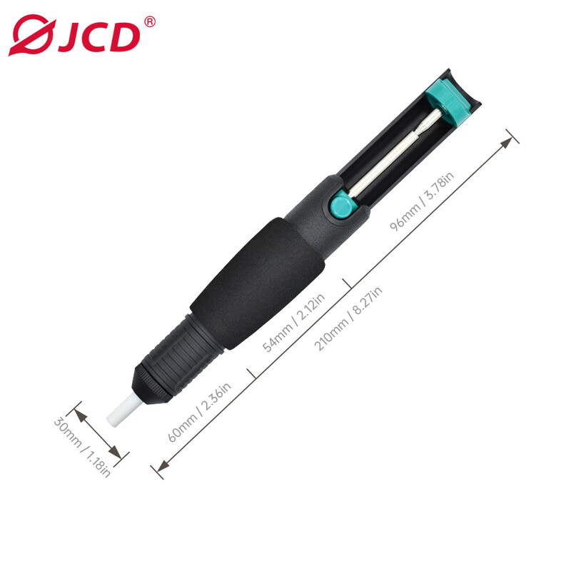 JCD alumínium fém kiforrasztó szivattyú szívó ón pisztoly forrasztó tapadó toll eltávolítása vákuum forrasztópáka kiforrasztó javító szerszám