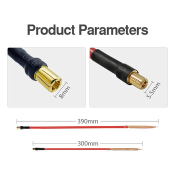 DIY Spot Welding Pen Handheld Pulse Welding Pure Copper Cable Alumina Brazing Needle For Spot Welder Machine 18650 26650 Battery