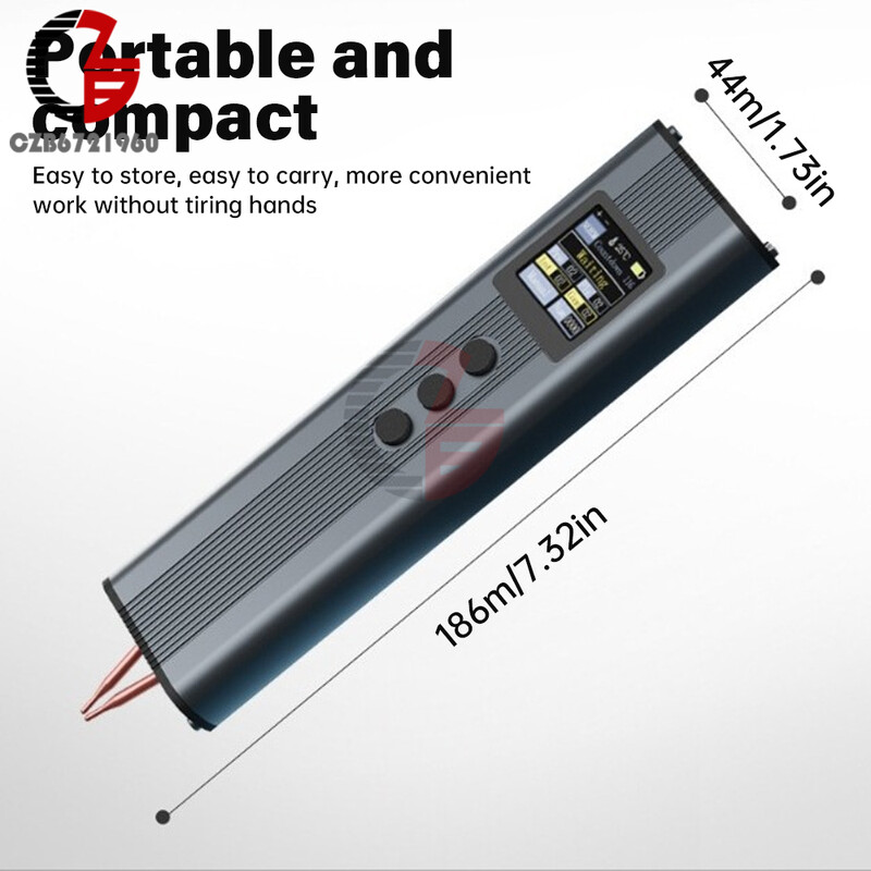 11 pavarų akumuliatoriaus taškinio suvirinimo aparatas, reguliuojamas mini nešiojamasis rankinis skaitmeninis ekranas taškinio suvirinimo aparatas, automatinis rankinis, atnaujintas H2