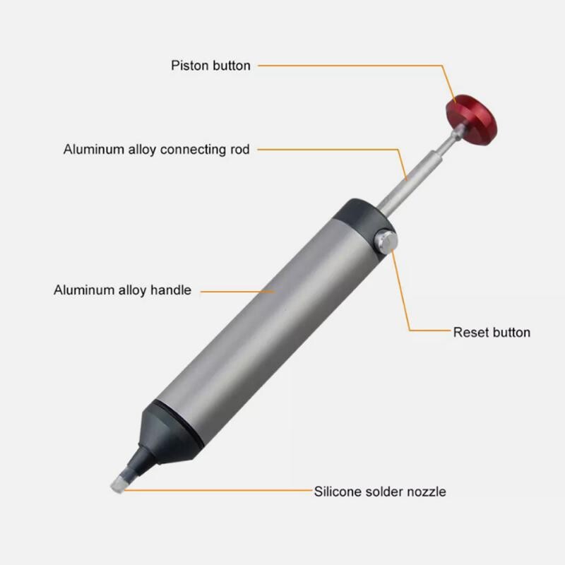 Galingas litavimo siurblys, siurbiamas skardos pistoletas, litavimo siurbtukas, nuimamas vakuuminis litavimo geležies suvirinimo taisymo įrankis