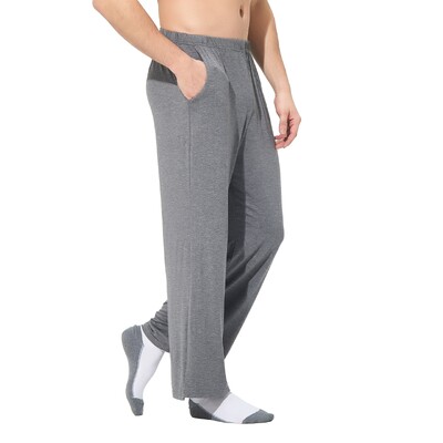штаны мужские Új őszi téli modál pamut hálóruha pizsama nadrág férfiaknak bő nagy méretű alsó nadrág Pijama Homme 2XL-7XL