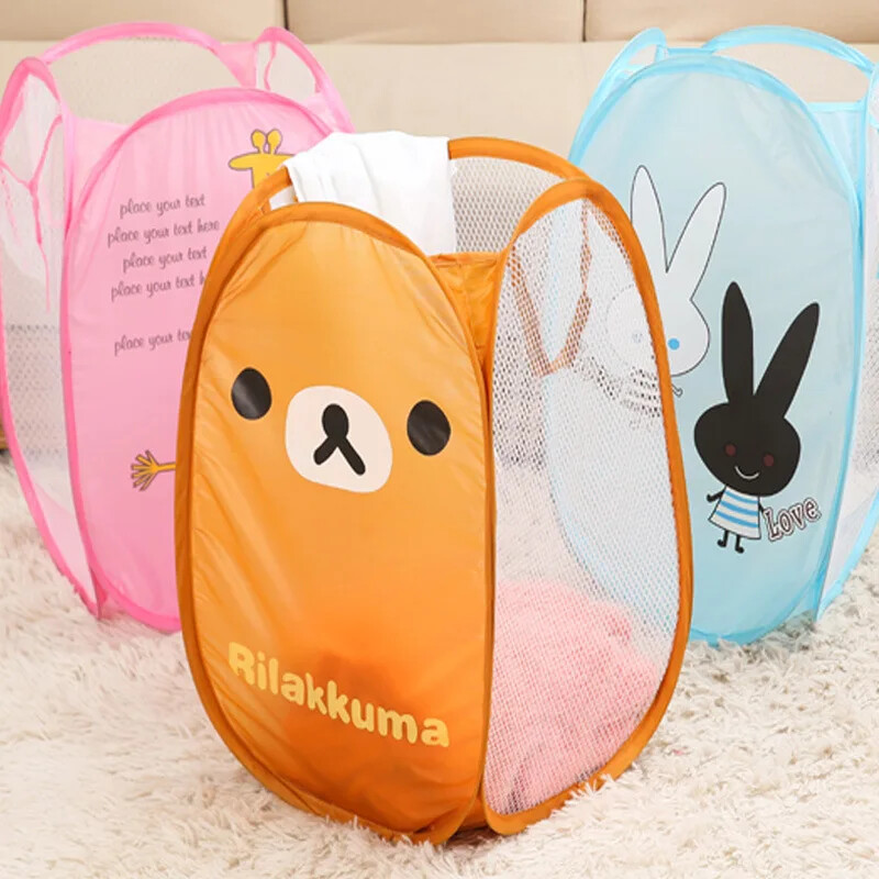 Nešvarūs drabužiai Sulankstomas laikymo krepšelis Buitinė vaikų žaislų laikymo dėžutė atvira tinklelio rūšiavimo krepšelis Įvairios prekės Organizacija tinklinis krepšys