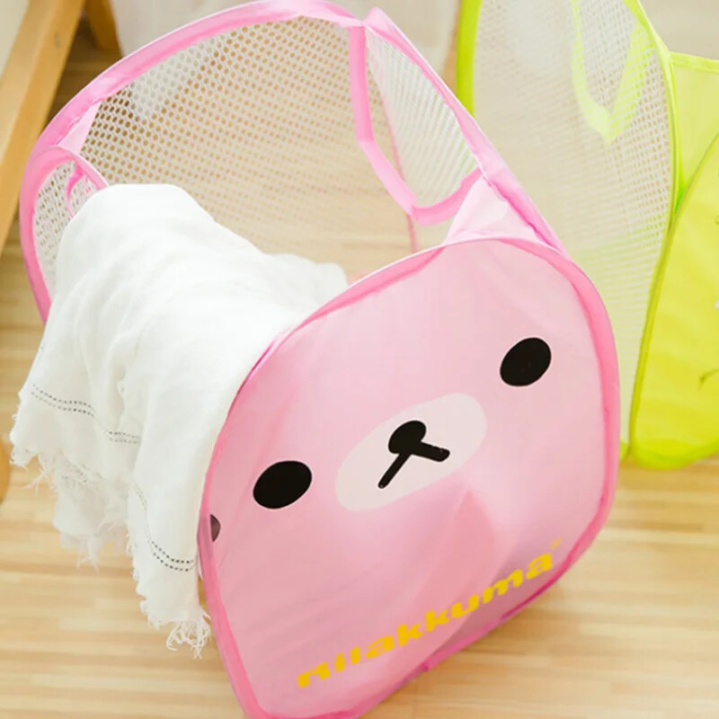 Nešvarūs drabužiai Sulankstomas laikymo krepšelis Buitinė vaikų žaislų laikymo dėžutė atvira tinklelio rūšiavimo krepšelis Įvairios prekės Organizacija tinklinis krepšys
