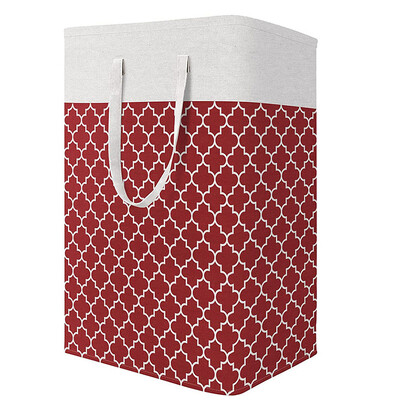 Kezdőlap Fürdőszoba Összecsukható szennyes kosár Piszkos szennyes tároló vödör nyomtatott mintával hálószobához, nappalihoz, játéktároló