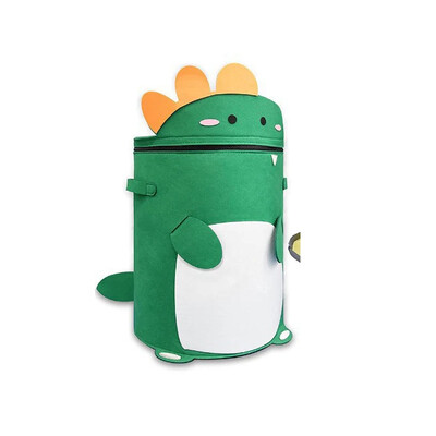 Forró gyerekjátékok tároló kosár Összehajtható háztartási mosodai táska Aranyos pamut vászon vödör Rajzfilm nyomat Ruha Szervező Kosarak