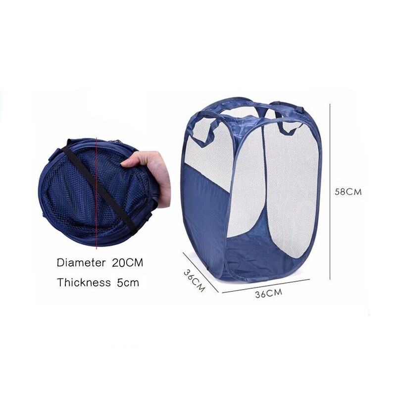 Velika sklopiva torba za pohranu odjeće za pranje rublja Košara s korpom Organizator za kante Organizator za dječje igračke Organizator za razne stvari Košara za razvrstavanje prljavštine