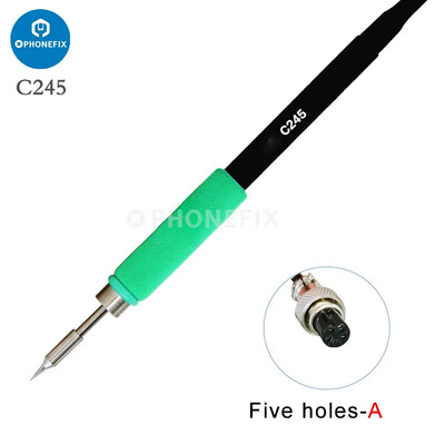 Universali didelio tikslumo lituoklio rankena 5/6 skylių C210/C245/C115 pakaitinis lygintuvas su pritaikytu JBC litavimo stotelei