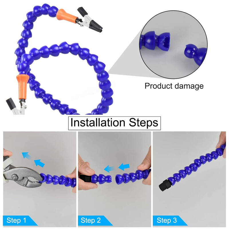 Segítő kezek Harmadik kézi forrasztószerszám PCB tartó Flexibilis karok asztali klipszel Kézműves Ékszer Hobbi Műhely Segédállomás
