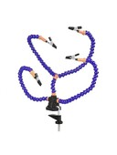 Spájkovacia stanica Help Hands, plastové flexibilné rameno z tretej ruky, používané na opravy elektroniky, zváranie, šperky a remeslá.